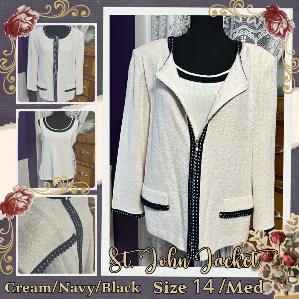 St. John Collection Jacket & Tank - Picture 2 of 6